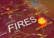 最近的山火，包括海曼山火、布法罗溪山火和威廉姆斯福克山火，威胁着水源供应。